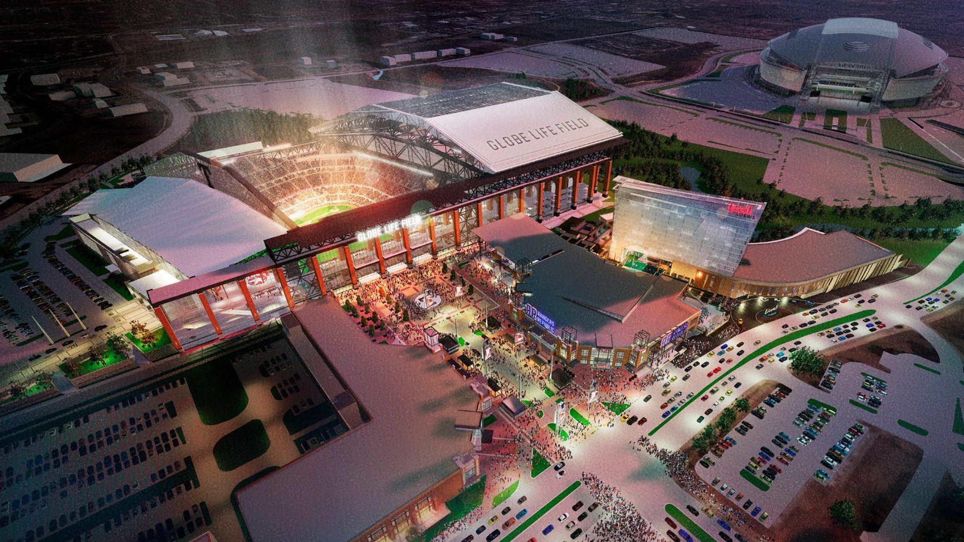 International Association of Venue Managers Texas Rangers' Former Home to  Become Choctaw Stadium After New Naming Rights Deal 