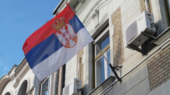 Bendera Serbia