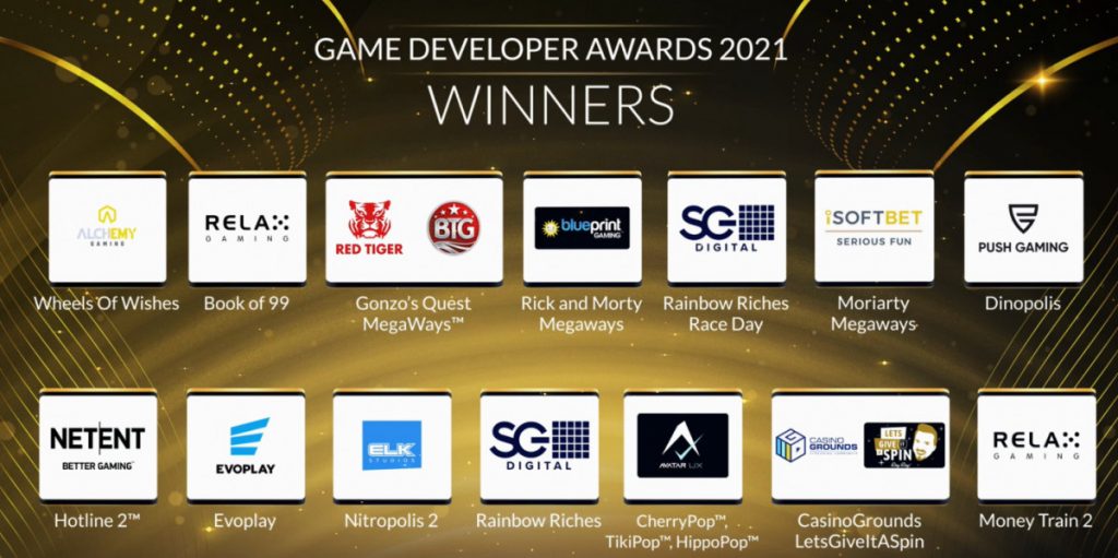 CasinoBeats Awards Game Developer Awards Winners