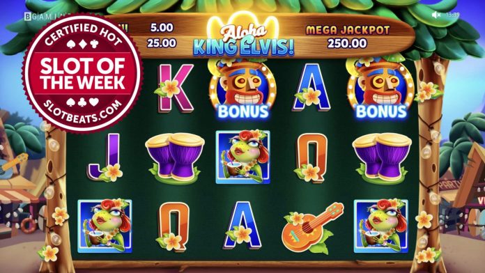 BGaming said ‘aloha’ to the SlotBeats SOTW title taking the award all the way to Hawaii with its latest release, Aloha King Elvis.