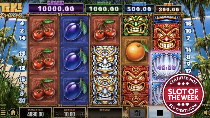 This week, SlotBeats has gone to the South Pacific as it awarded its Slot of the Week award to Synot Games’ most recent title, Tiki Princess.