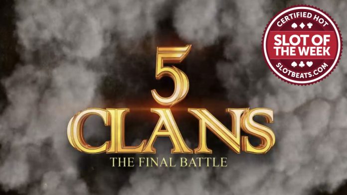 Yggdrasil and Reflex Gaming have taken SlotBeats’ Slot of the Week award into battle with its winning title, 5 Clans: The Final Battle.
