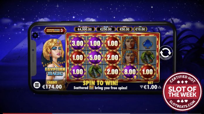 Bragg Gaming has brought a touch of Egyptian Magic to SlotBeats’ Slot of the Week award as with its Atomic Slot Lab debut title.