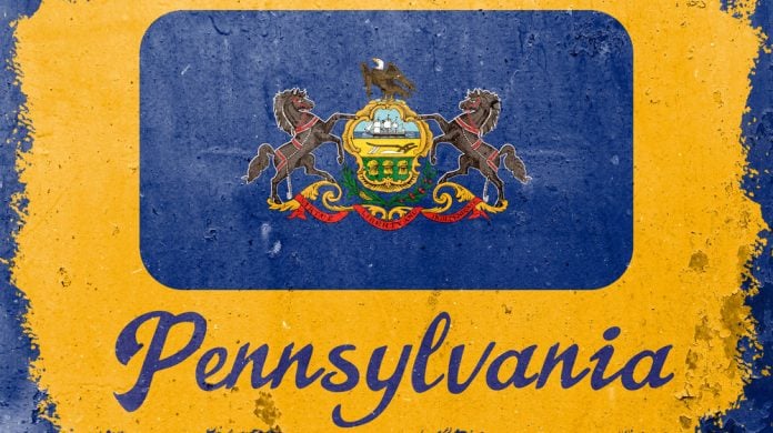 Bendera negara bagian Pennsylvania