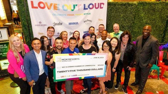 MGM LGBTQ+ entrepreneurship donation